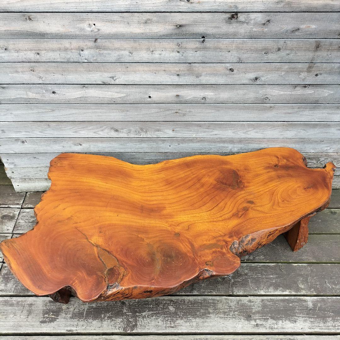 M♦あやか送料込　一枚板　ローテーブル　センターテーブル　一点もの