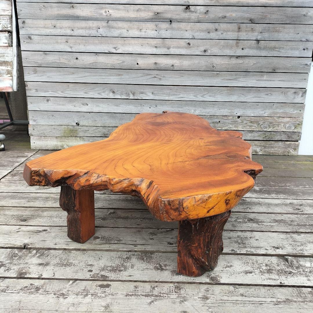 M♦あやか送料込　一枚板　ローテーブル　センターテーブル　一点もの