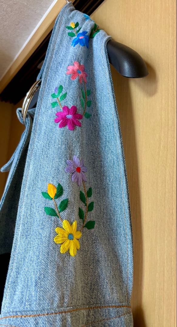 Ragstar 刺繍入りデニムキャリーバッグ