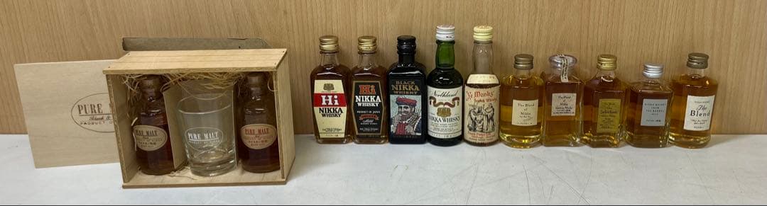 G94 古酒 未開栓 ニッカウイスキー ミニボトルセット まとめて