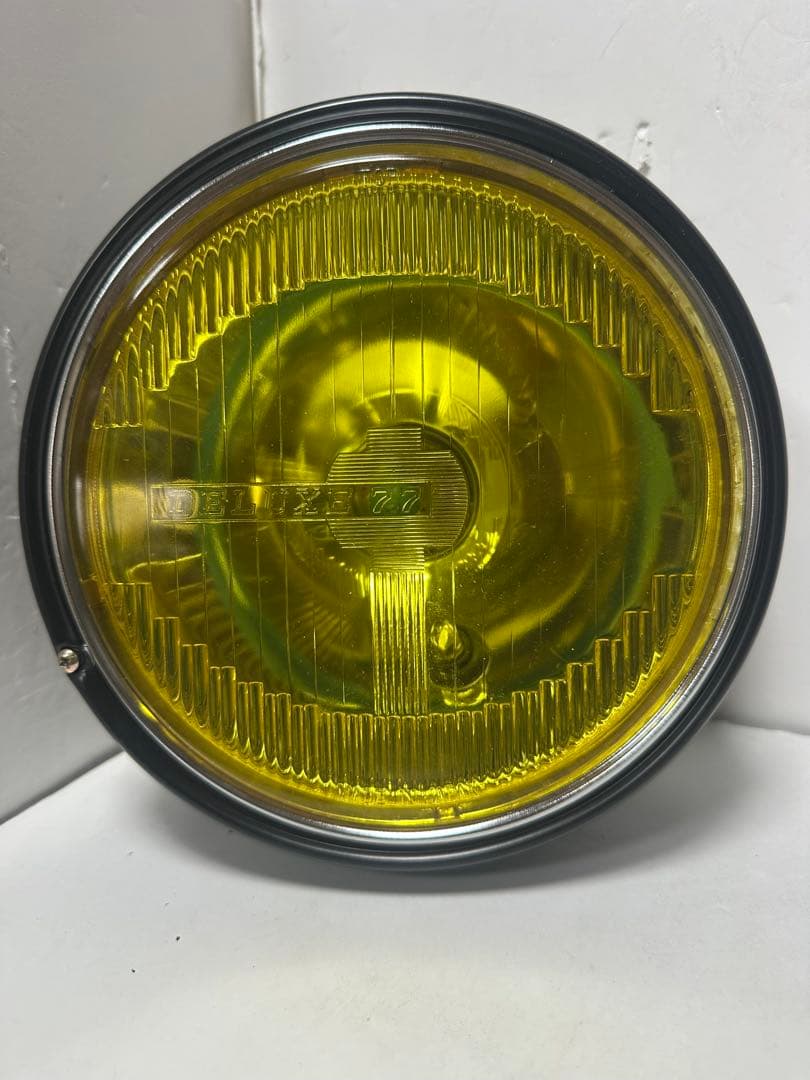 激レアDELUXEイエローレンズ付ヘッドライト/検索CIBIEシビエ マーシャル