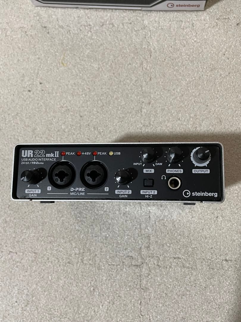【動作確認済み】STEINBERG UR22mkII オーディオインターフェイス