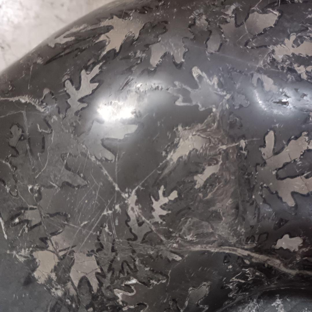 ４５２５）アンモナイトの化石　３０ｋｇ超え　縫合線　鑑賞石　置物