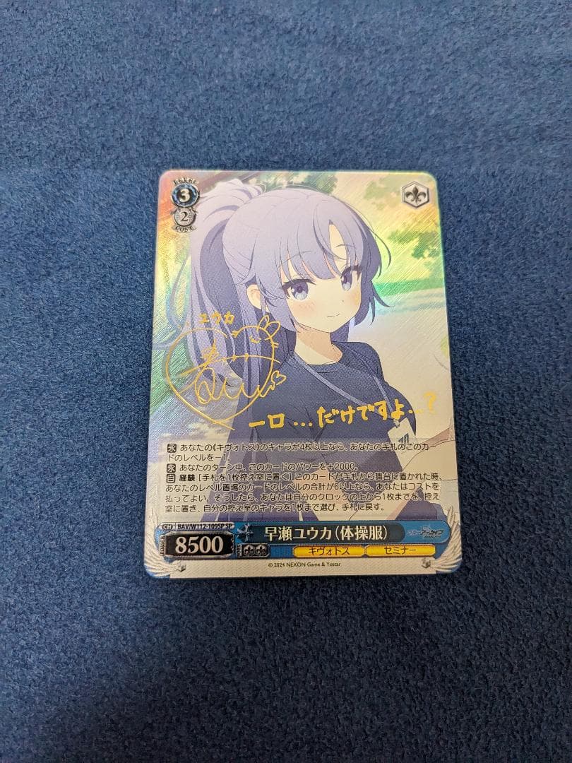 早瀬ユウカ 体操服 サイン ヴァイス　ブルアカ