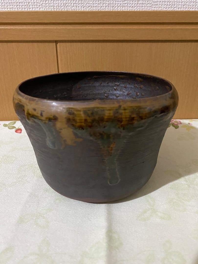 27日迄¥32.000からお値下げ中　 建水　高取14代 亀井味楽 造