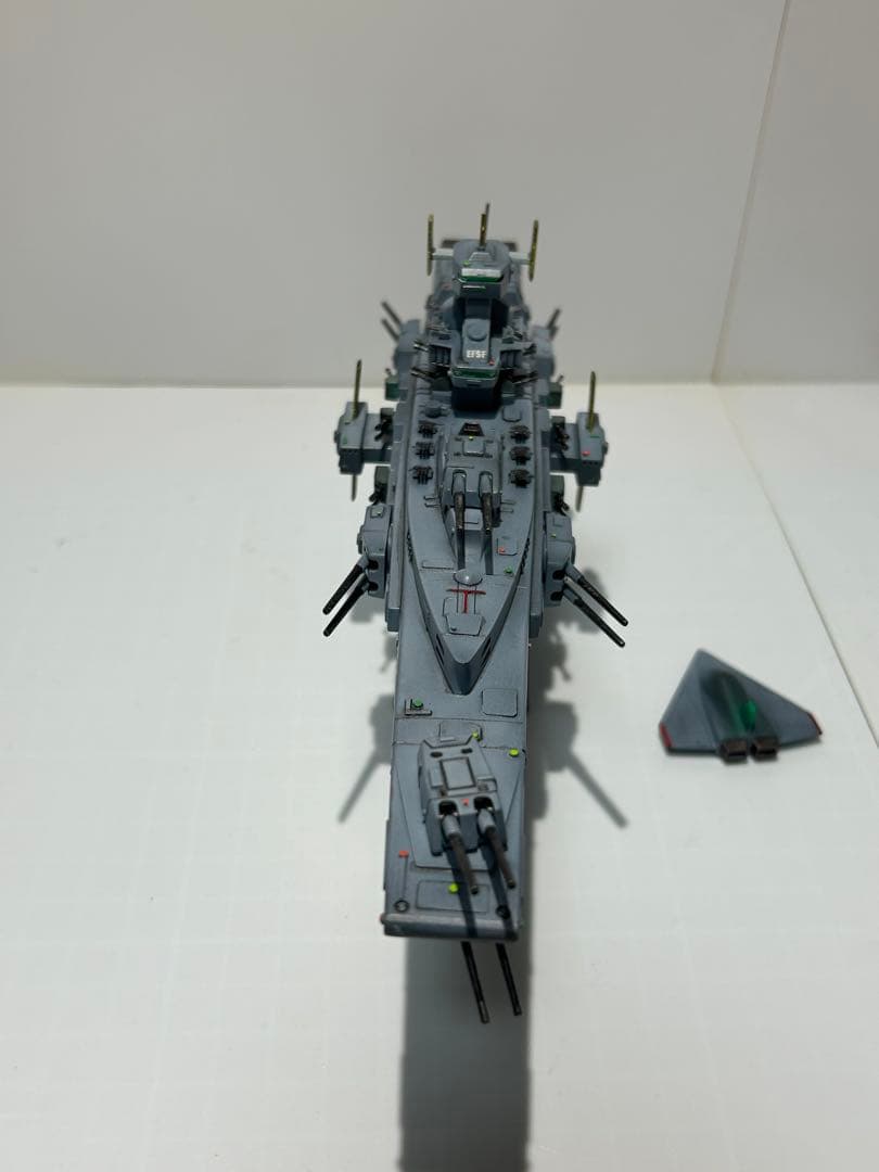 ガンプラ　模型　組立済　 1/1200 マゼラン　完成品　全塗装　旧