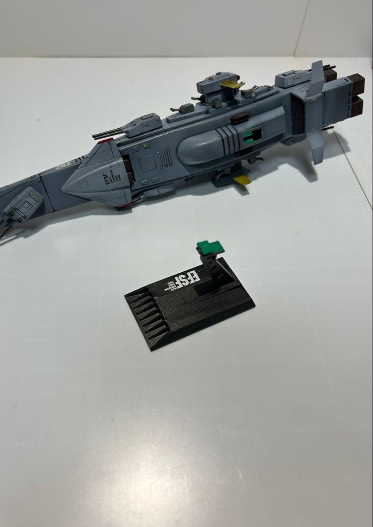 ガンプラ　模型　組立済　 1/1200 マゼラン　完成品　全塗装　旧