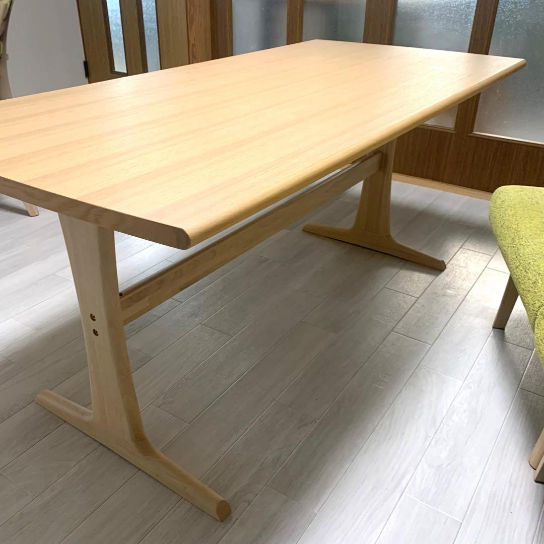 ‼️説明欄必読‼️ 北欧風　ダイニングテーブル椅子セット【ディノス・20万円相当】