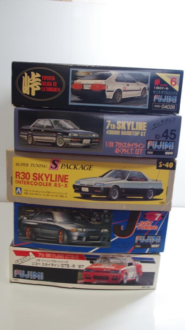A3825 7th skyline スカイライン　プラモデル (5セット)