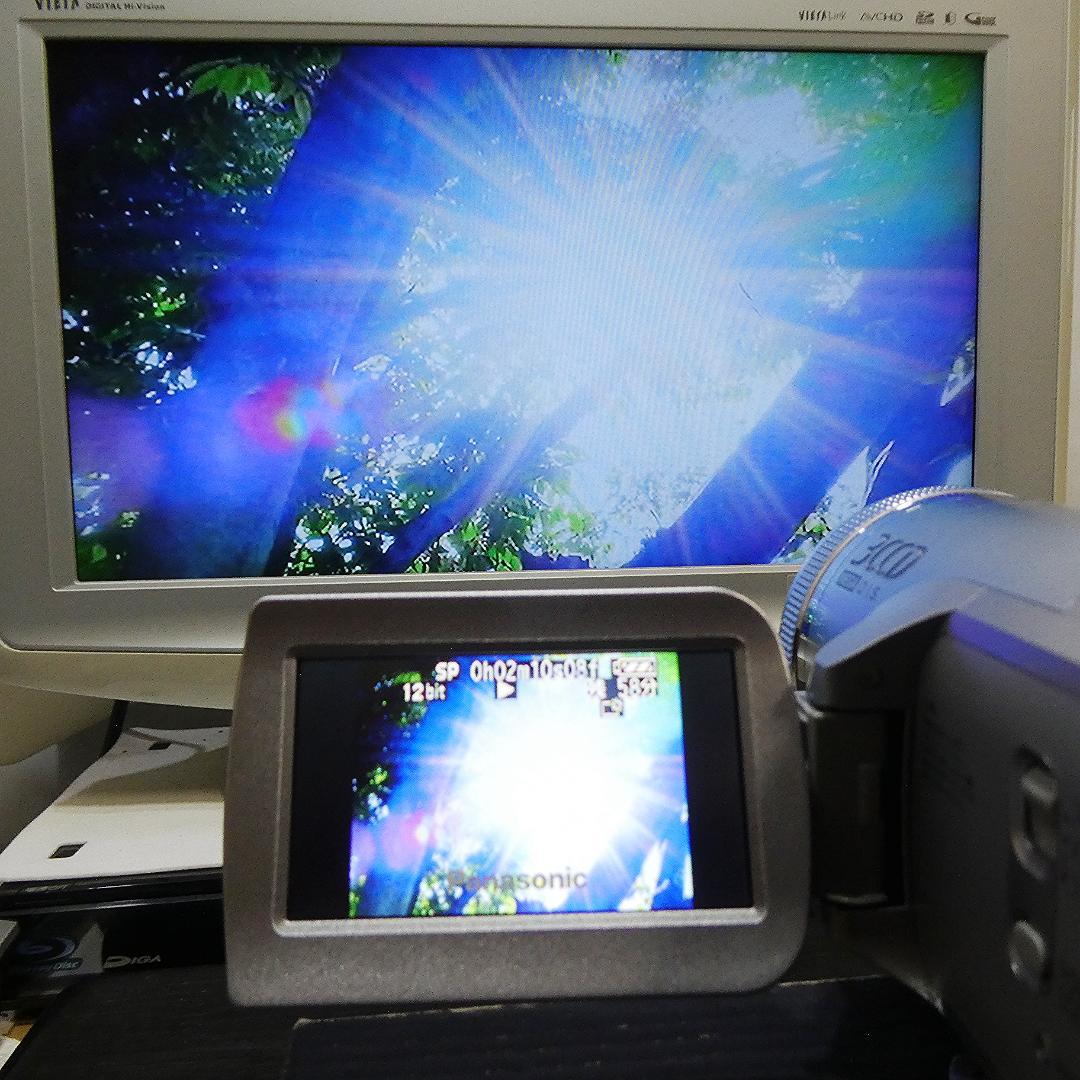 動作良好 パナソニック NV-GS500 MiniDVビデオDVDダビングに最適