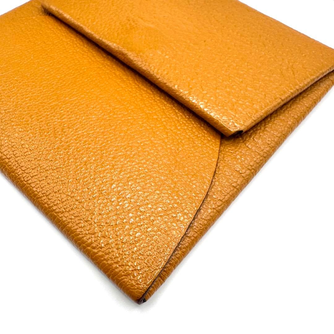 値下げ★新品同様✨エルメス ケース バスティア ヴェルソ レザー キャメル