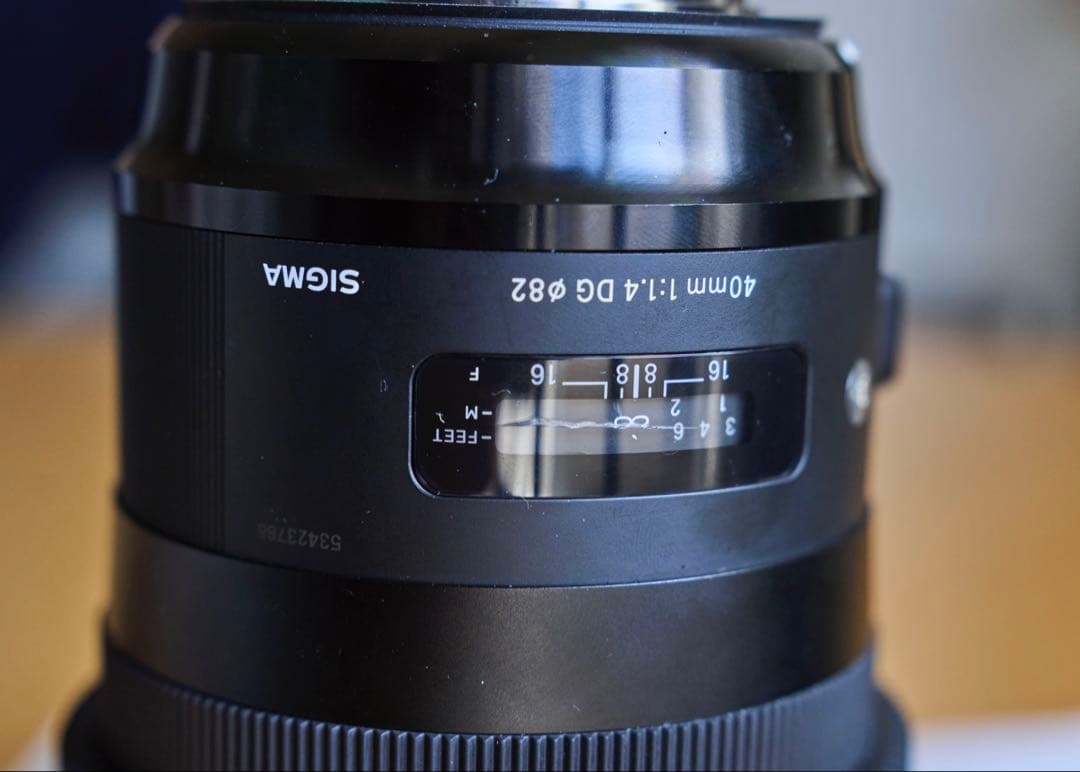 SIGMA シグマ 40mm F1.4 DG HSM Art Canon EF用