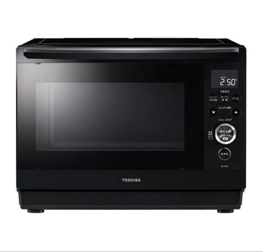 新品未開封 東芝 石窯ドーム (K)ブラック スチームオーブンレンジ 送料込み