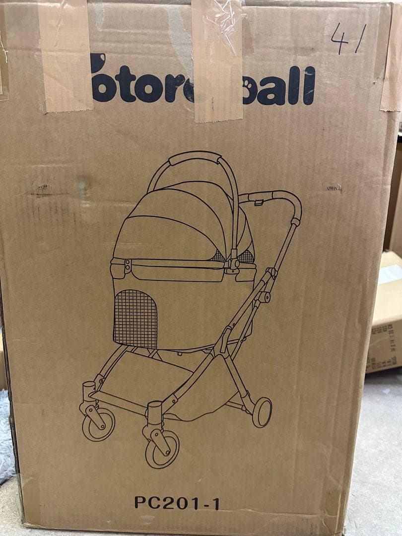 Totoro ball ペットカート 犬 バギー 4輪 犬用カート