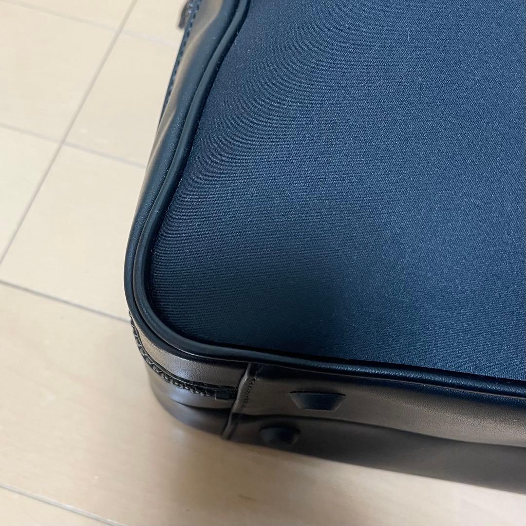 【数回使用程度】 フジタカ ルフト ビジネスバッグ 2way ネイビー 2層式