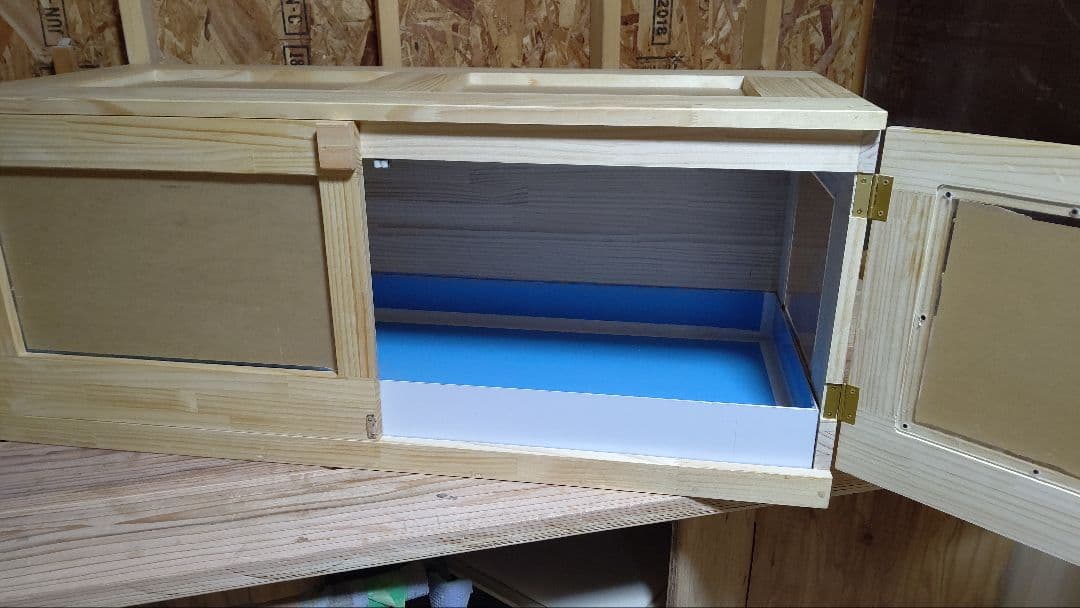 Osaiケージ 赤松集成材１８ミリ、幅120縦45奥行45