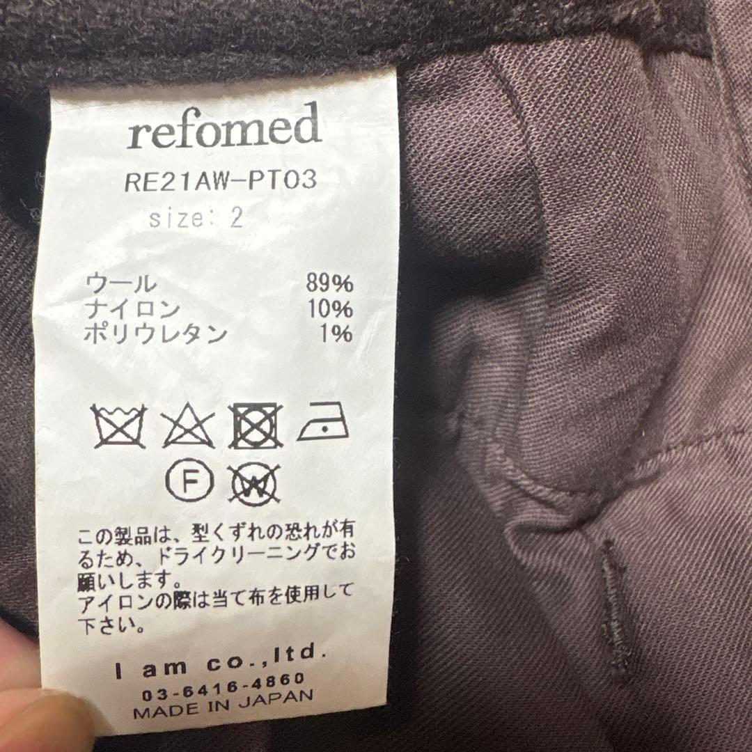 refomed ウールニッカポッカ　ブラウン