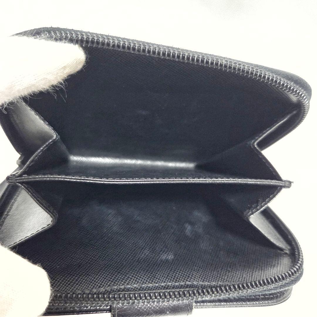 0時まで PRADA 二つ折り財布 三角ロゴ サフィアーノレザー ブラック