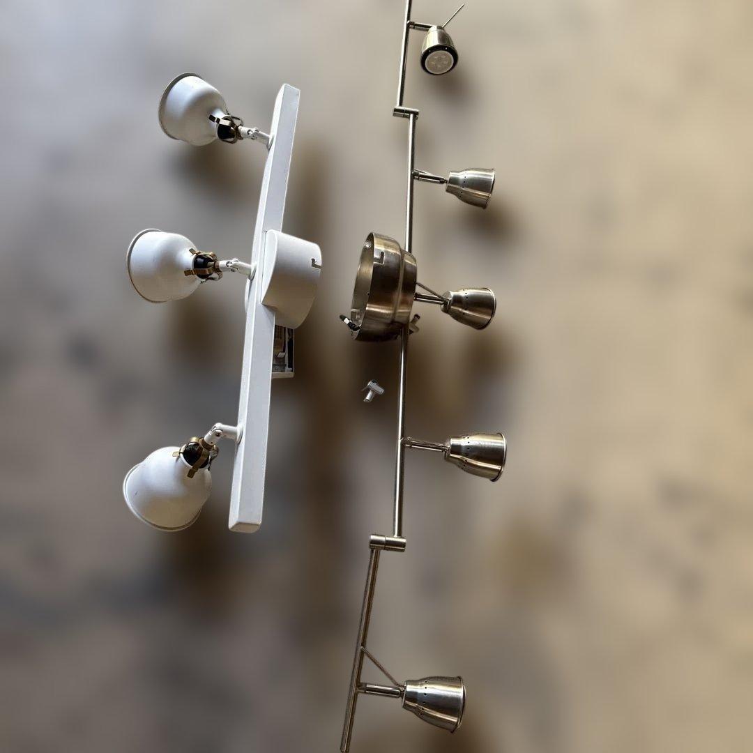 IKEA モダン ホワイト シーリングライト 2点セート