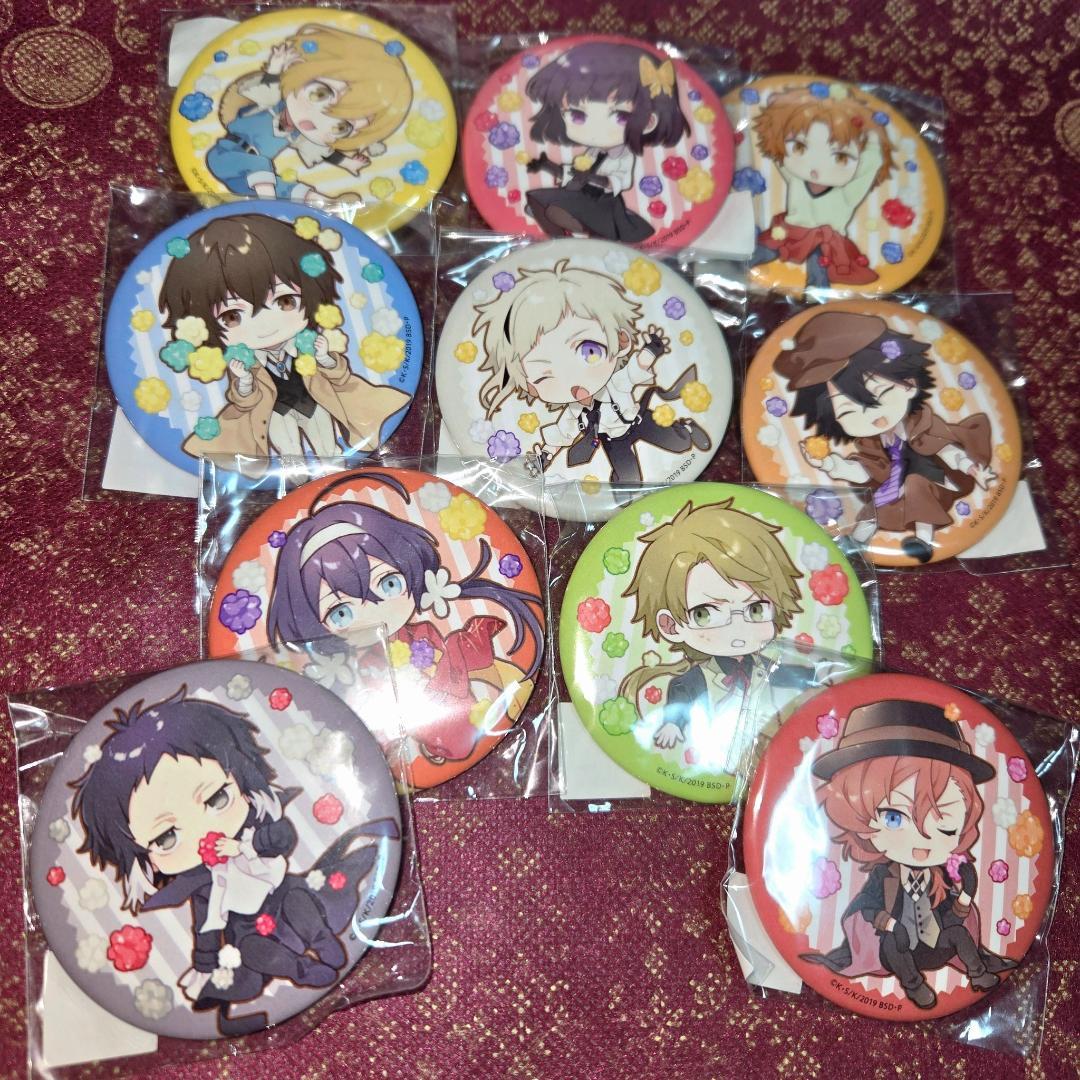 【レア品】全10種セット 文豪ストレイドッグス 缶バッジ クレーン Crane