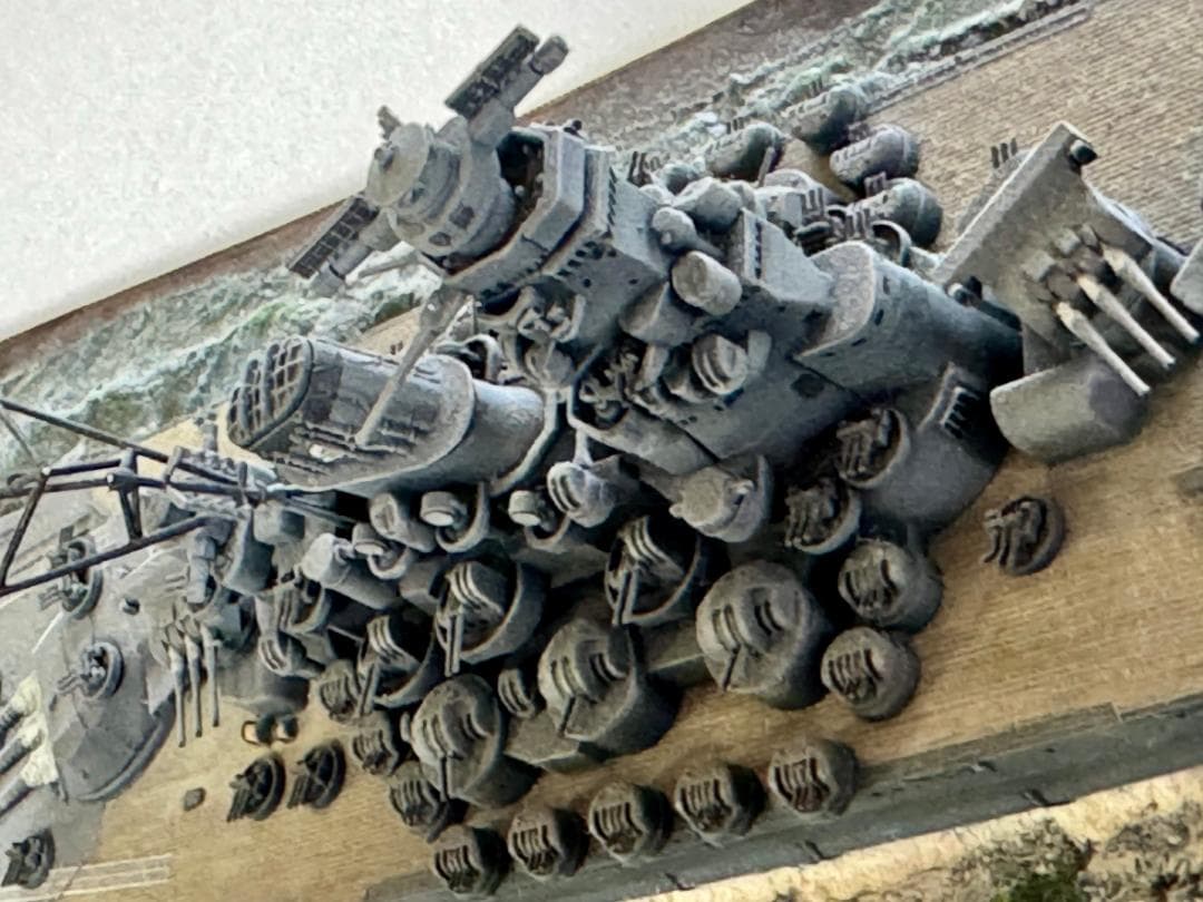 戦艦大和 ヤマト YAMATO 日本海軍戦艦 ジオラマ 完成品