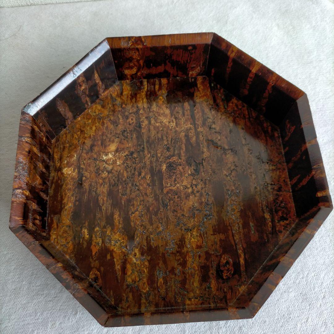 角館の桜皮細工　八角形重箱　KS-50