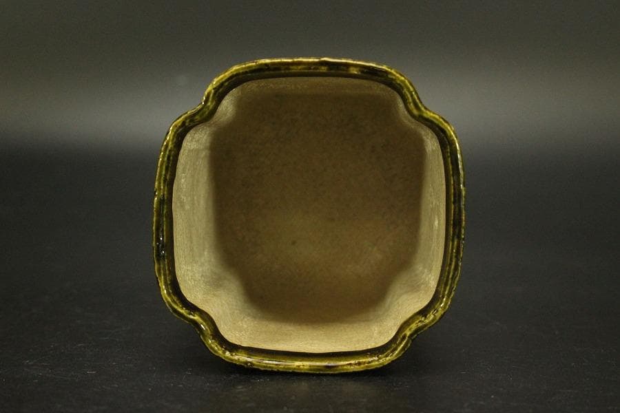 織部焼 筒 向付 瓢箪文様(メ1736)