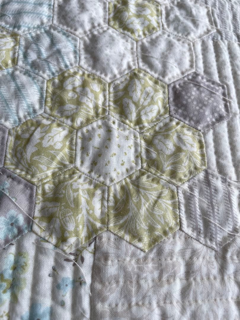 こうの早苗 製作途中 マザーズガーデンのベビーキルト