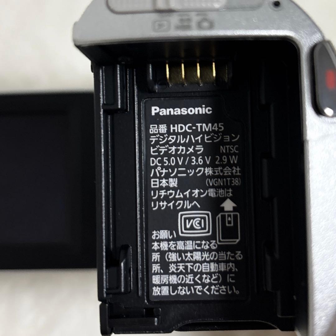 Panasonic HDC-TM45 ビデオカメラ 本体　SDカード ケース付き