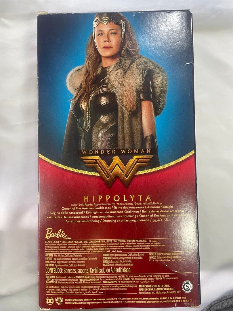 バービー　ブラックラベル　ワンダーウーマン　ヒッポリュテー