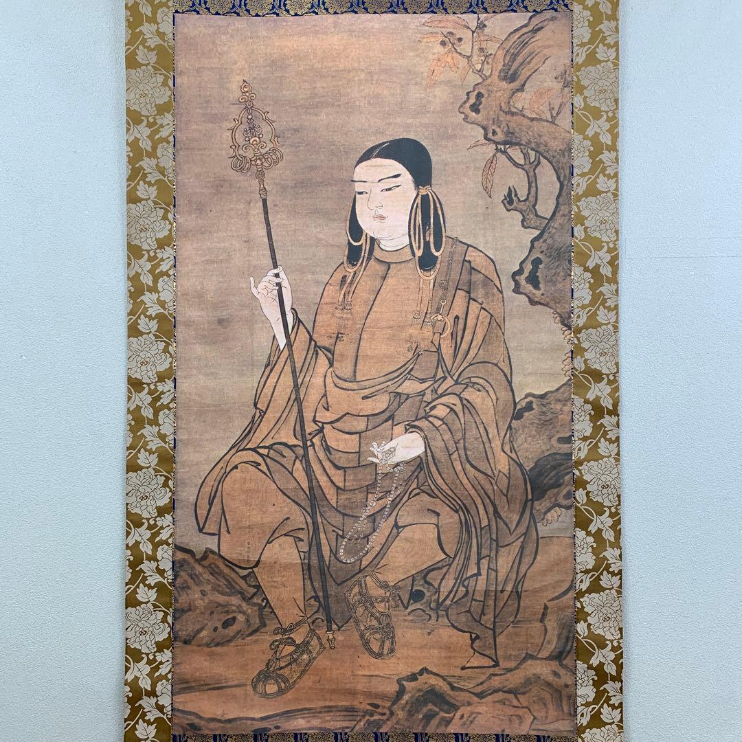 美品 掛け軸 聖徳太子行脚像 縁起物