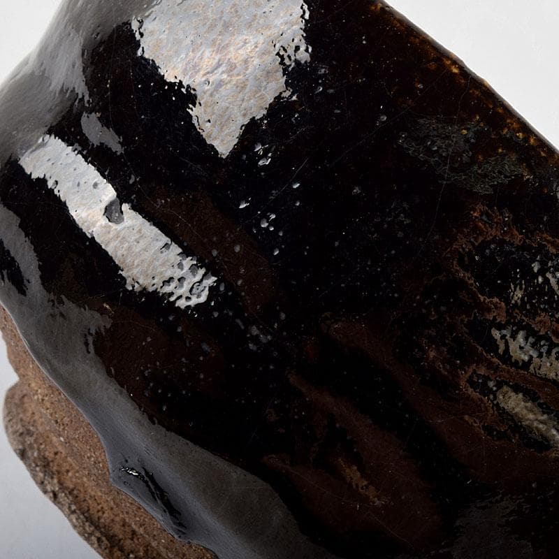 茶道具　大徳寺宙宝和尚在判　黒楽茶碗　時代箱　V　9264