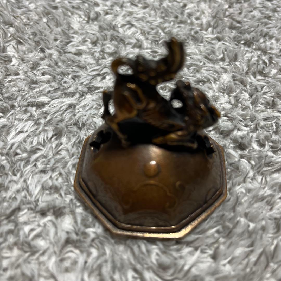 高岡銅器 香炉 蝋型鋳物　大峰作