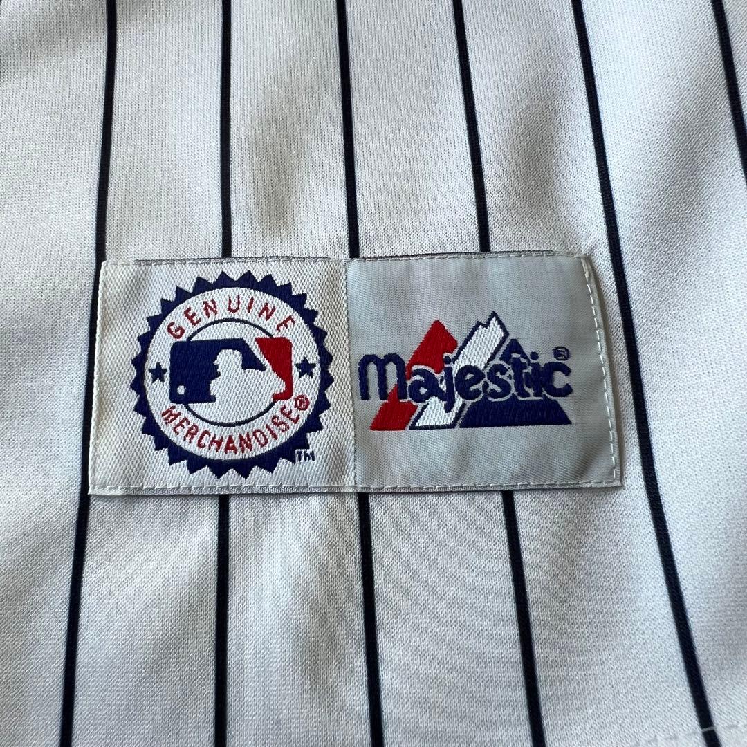 【usa製、松井秀喜#55】Majestic MLBヤンキースゲームシャツ野球