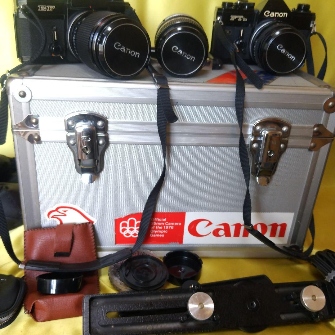 Canon EF フィルムカメラ 2台セット美品+三脚+ボックス