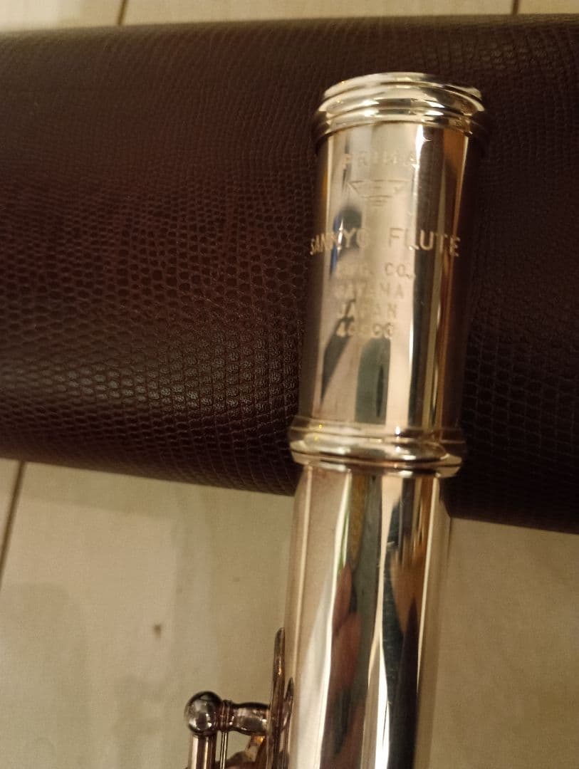 サンキョー　フルート　ハンドメイド　総銀