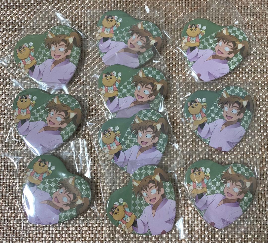 善法寺伊作 ハート缶バッジ