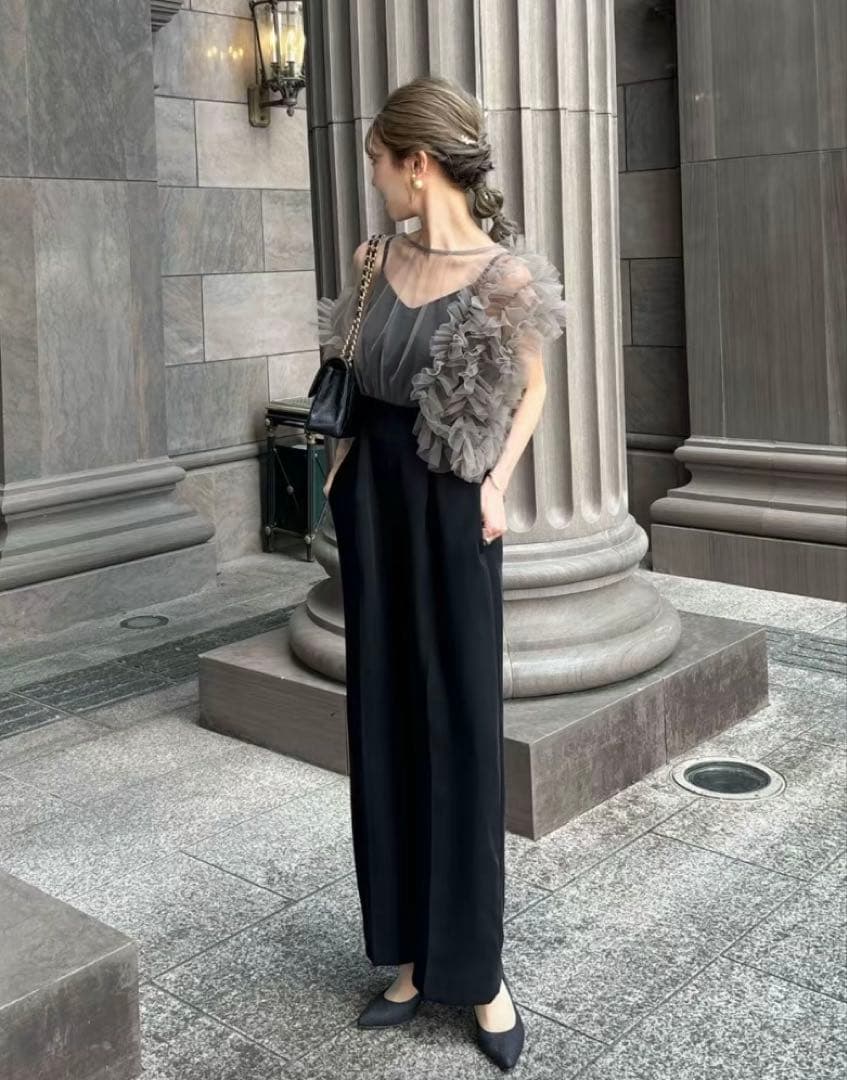 【LAGUNAMOON LADY】チュールドッキングコンビネゾン