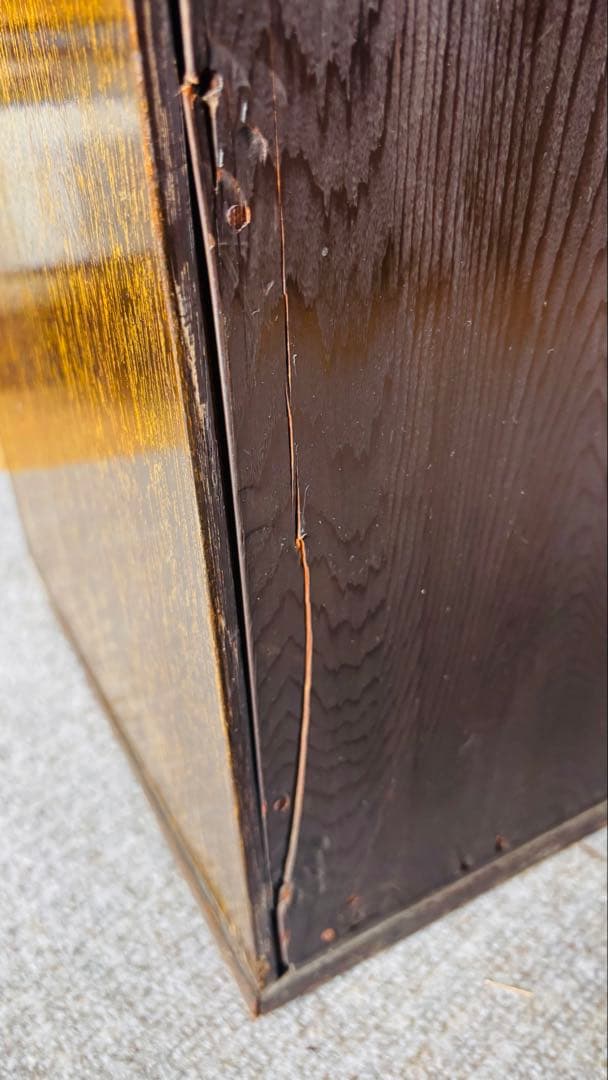 値下げしました　昭和レトロ　木製10段引き出し　古家具