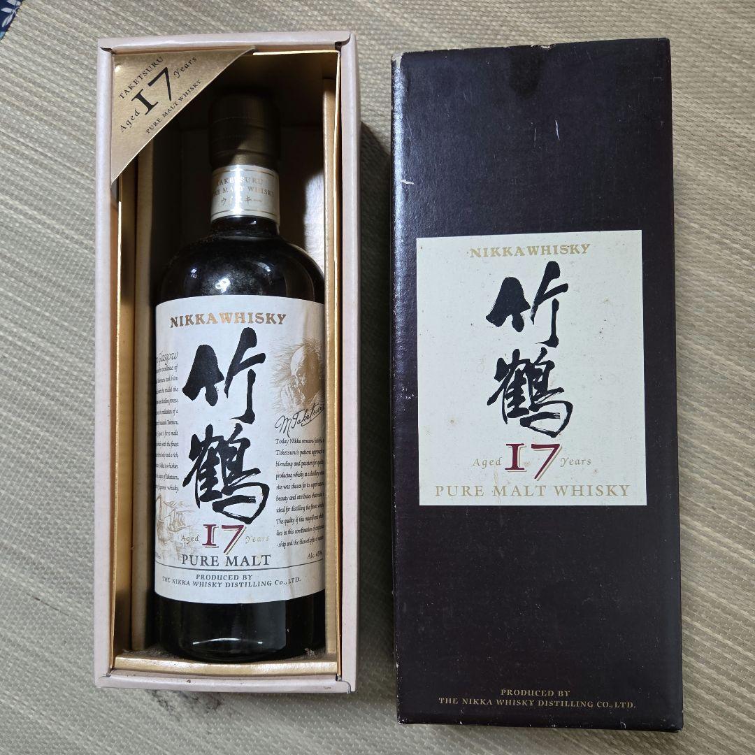 NIKKA 竹鶴 17年 ピュアモルトウイスキー 700ml　未開封