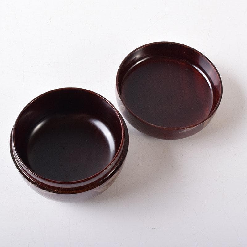 茶道具　山下泰園作　露笹蒔絵　白粉解香合　共箱　V　7732