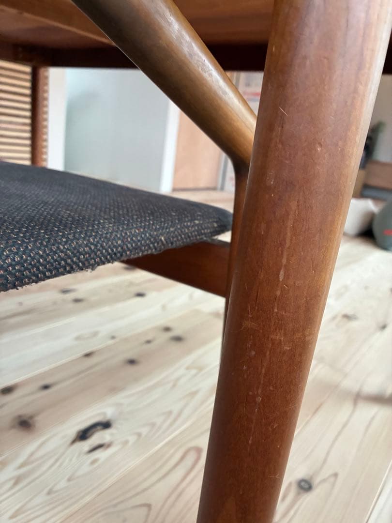 ＊リョウ＊　宮崎椅子製作所 MMテーブル ブラックチェリー 無垢材