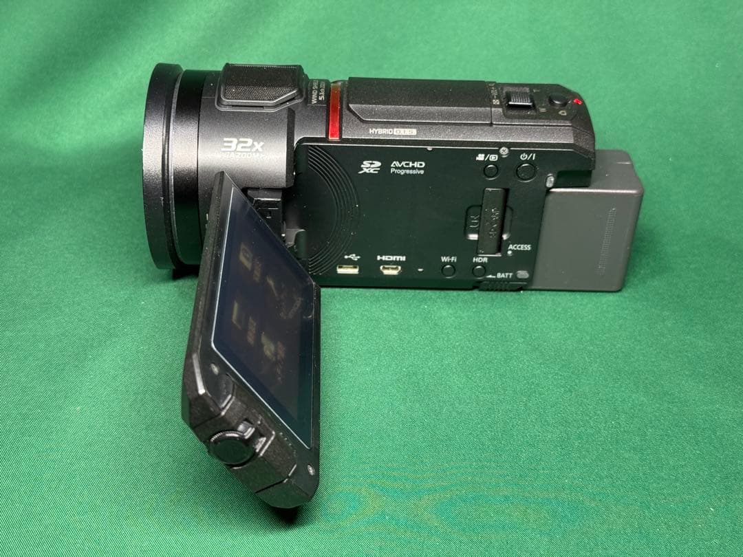 Panasonic 4K ビデオカメラ 32倍ズームWX1M-K