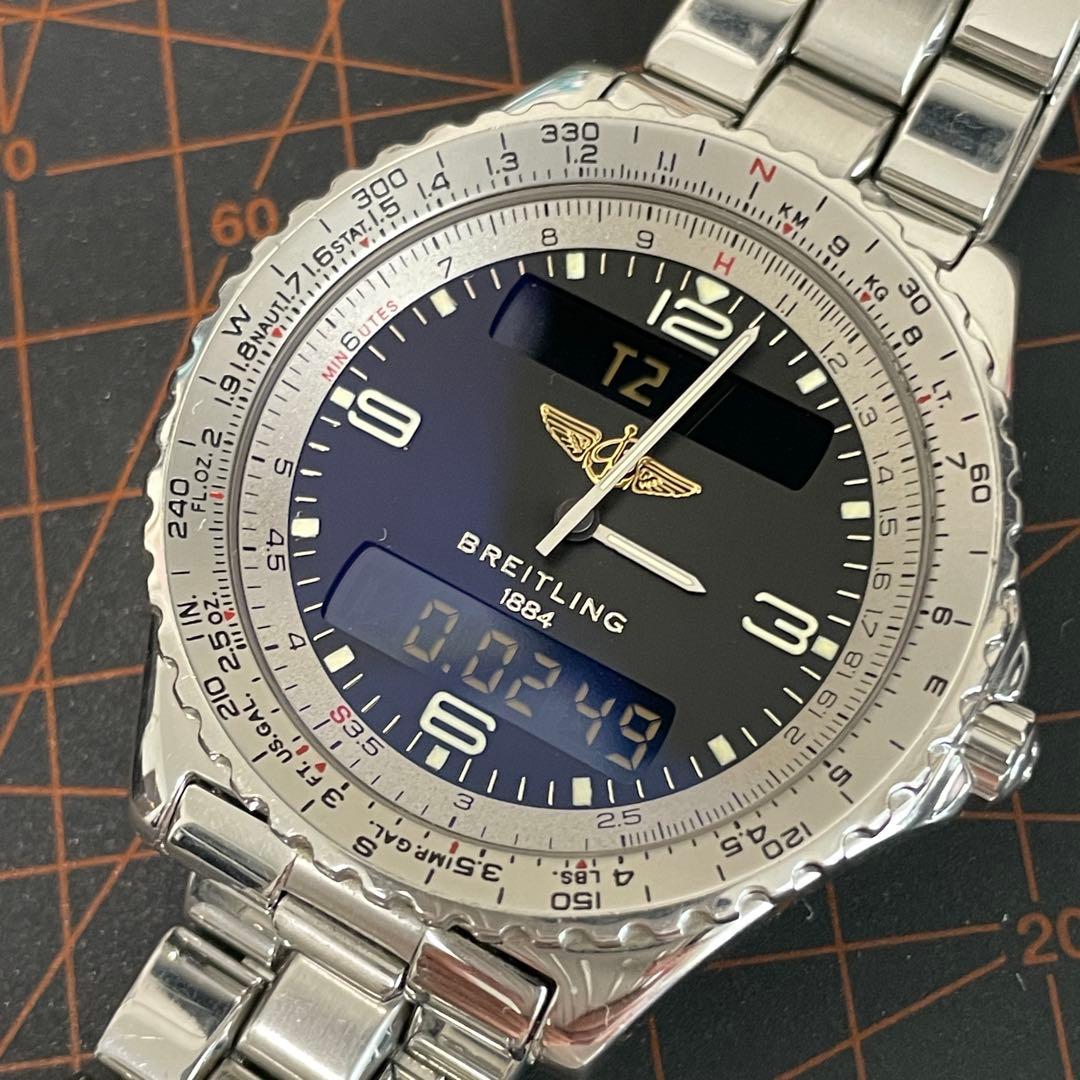 激レア 90年代ヴィンテージ BREITLING クロノスペース