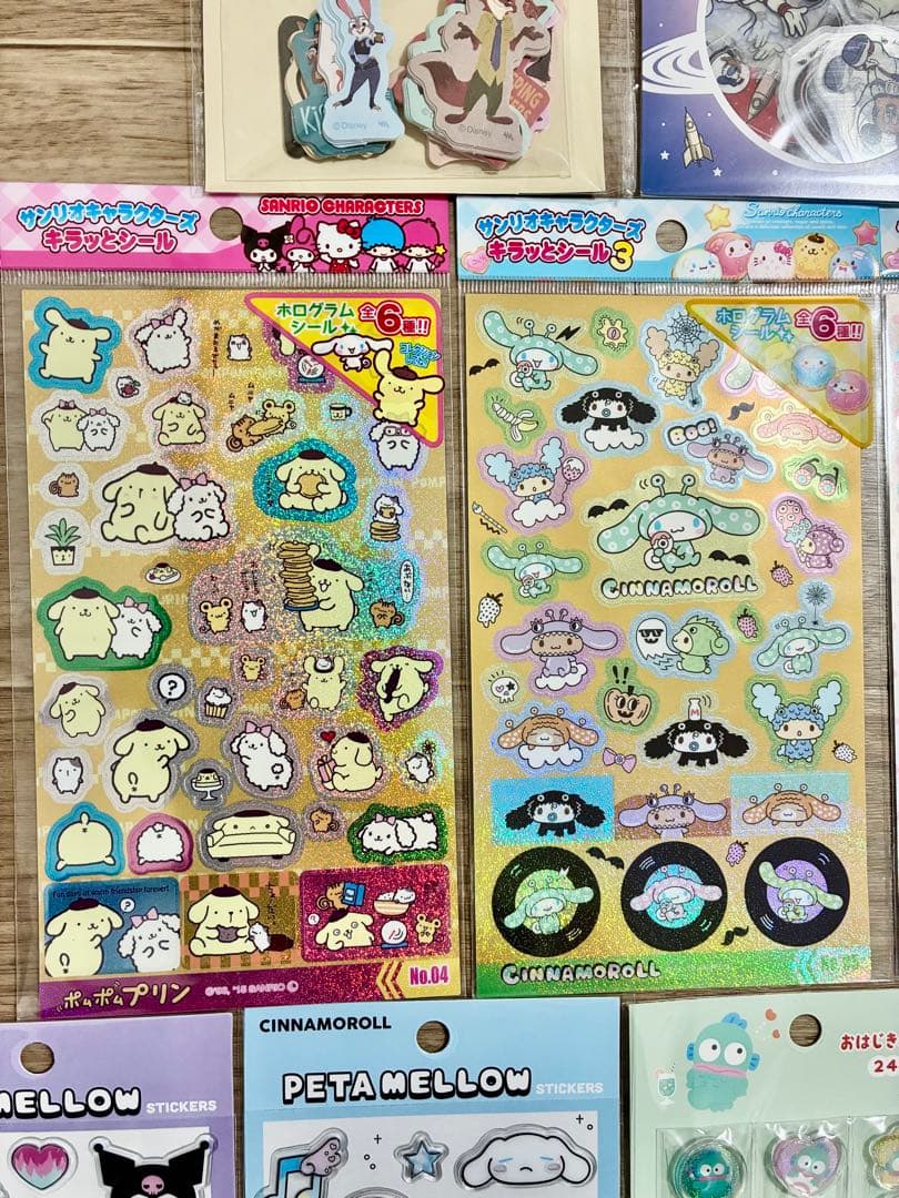 シール　17セット　サンリオ　ディズニー