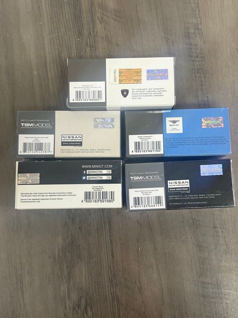 新品未使用！MINI GT ミニカー 5台セット