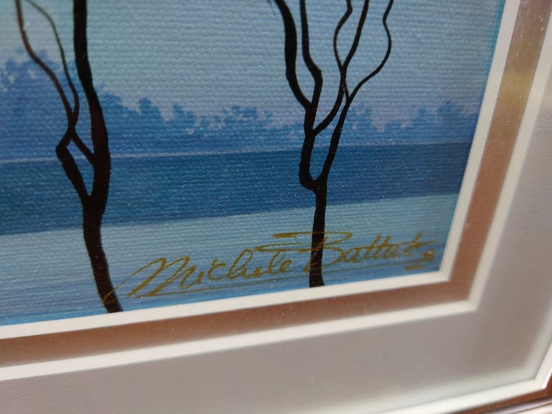 ミッシェル・バテュ 「美しきパリ」絵画 リトグラフ 版画 ジクレ