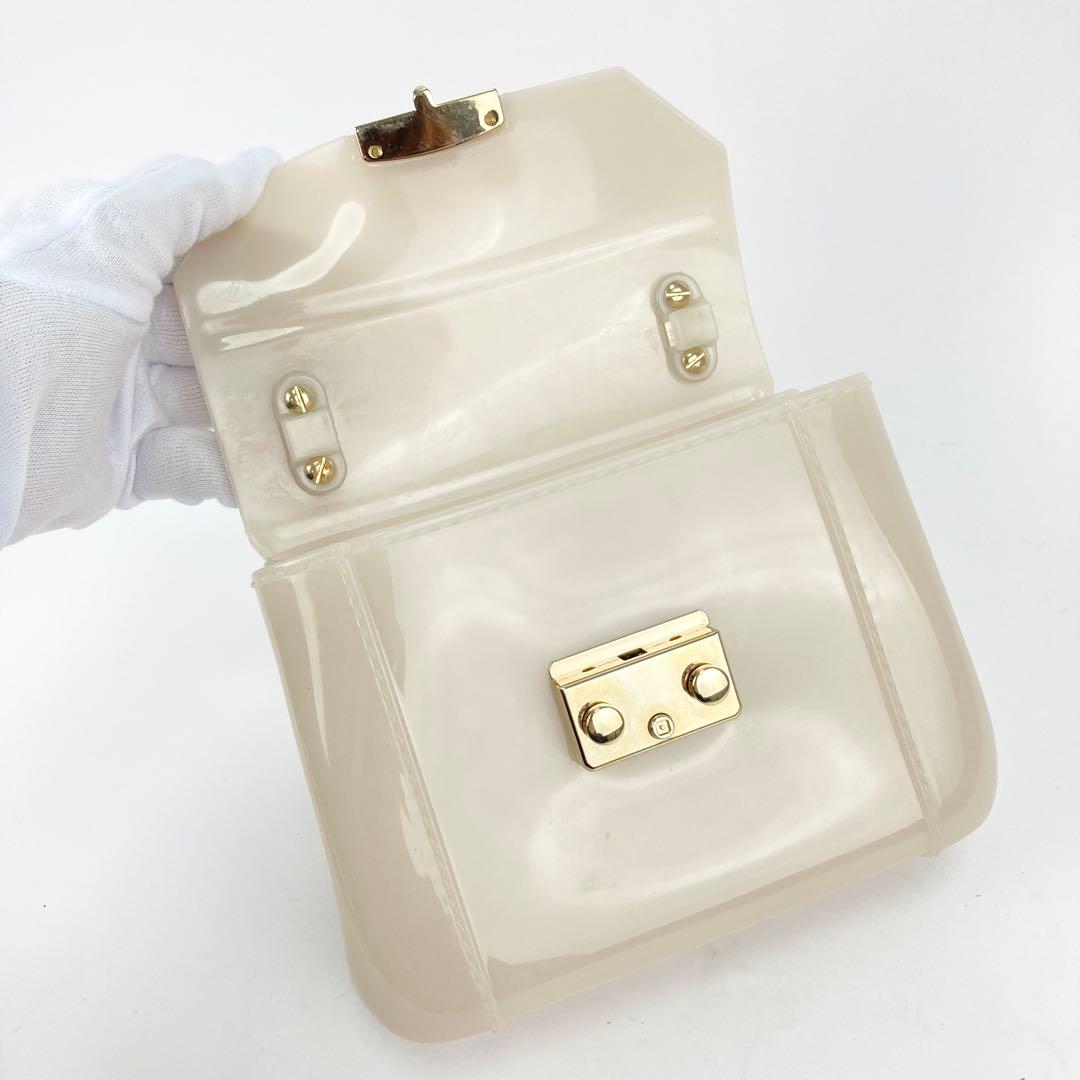 FURLA フルラ 2wayバッグ ミニバッグ キャンディバッグ ベージュ系