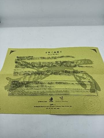 フリークス ランディアン王子 タバコを吸う芋虫男 ポリストーン スタチュー未開封