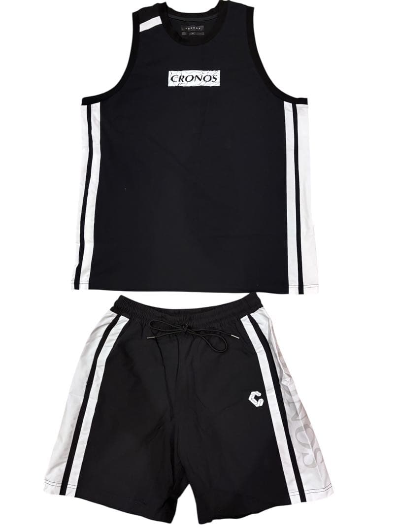 CRONOS タンクトップ・ショートパンツセット ブラック　別売り可